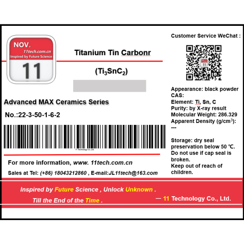 MAX phase material Ti3SnC2